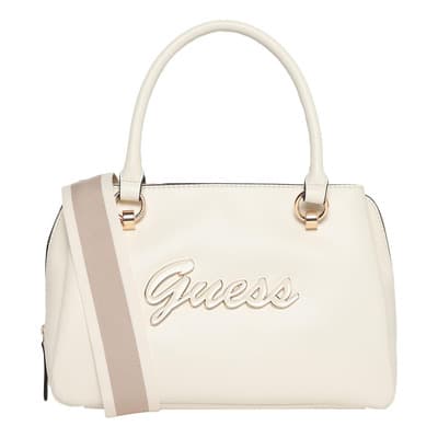 Bolsa Guess Satchel Mujer Carrara Beige Claro Lg978006-cre Beige Lisa Níquel Beige - $1,972.00 en Mercado Libre | PrecioMX