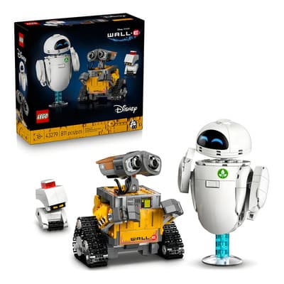 Lego® | Disney Y Pixar Wall-e Y Eve 43279; Set De Construcción Para Adultos; Con Detallados Personajes Disney Y Pixar, Incluidos Wall-e, Eve, M-o Y Hal; Regalo Para Adultos; 18+ 811 Wall·e La Película - $1,529.10 en Mercado Libre | PrecioMX