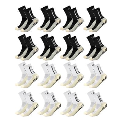 16 Par Calcetin Media Deportivos Fútbol Antideslizantes