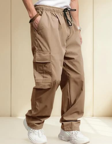 Hombre Pantalones De Trabajo Pantalones Rectos Casuales