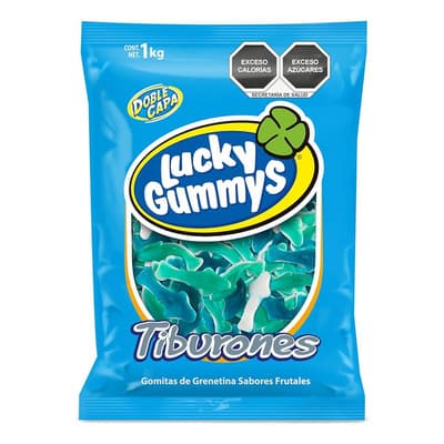 Gomitas Formato Tiburón Frutales 1 Kg Lucky Gummys - $97.99 en Mercado Libre | PrecioMX