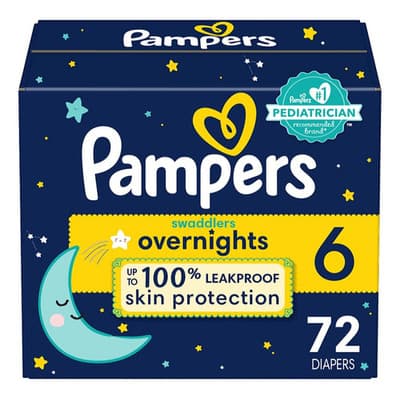 Pañales Pampers Overnight Etapa 6 72 Piezas Sin Género - $1,019.00 en Mercado Libre | PrecioMX