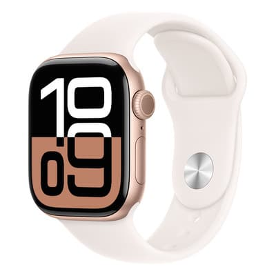 Apple watch Series 10 Gps Caja De Aluminio Color Oro Rosa De 42 mm Correa Deportiva Rosa Rubor - S/m