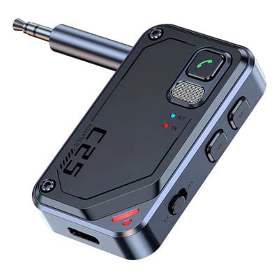 Transmisor Y Receptor Auxiliar Bluetooth 5.3 Laptop Y Coche Qyju Plug C25 Negro - $219.00 en Mercado Libre | PrecioMX