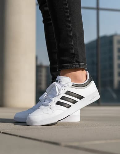 Tenis Hombre adidas Hoops 4.0 Blanco Con Negro Urbano Casual Cintas Ajustables Para Caballero - $1,217.10 en Mercado Libre | PrecioMX