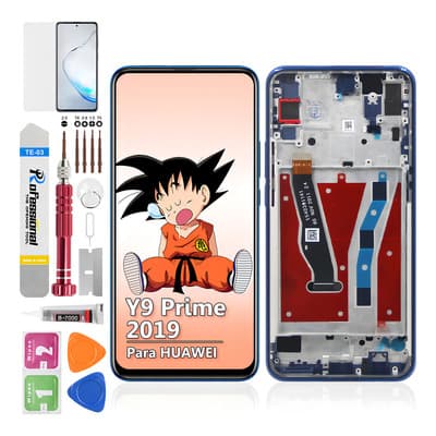 Pantalla Táctil Azul Huawei Y9 Prime 2019/Honor 9X Con Marco
