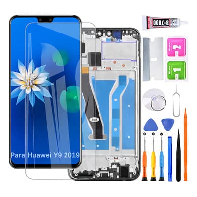 Pantalla Para Huawei Y9 2019 Jkm-lx3 Display Con Marco