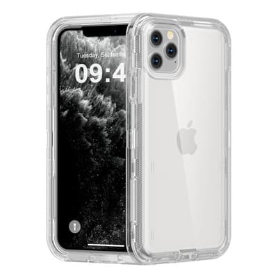 Funda Case De Uso Rudo 360 Para iPhone Transparente Antigolpes Con Marco Frontal 3 En 1 Desarmable Tpu + Pc Engrosamiento Múltiple Para Evitar Caídas Para iPhone 11 Pro Orilwoya - $98.00 en Mercado Libre | PrecioMX