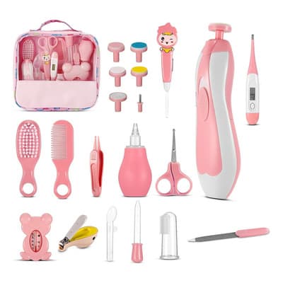 Kit De Higiene Cuidado Bebé Termómetro Salud Manicure 20pzs Color Rosa - $239.99 en Mercado Libre | PrecioMX