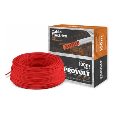Cable Eléctrico Thw Cobre Calibre 12 100m Plus Cubierta Rojo - $899.00 en Mercado Libre | PrecioMX