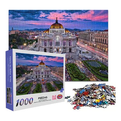 Rompecabezas Puzzle Palacio De Bellas Artes Multicolor Calidad Premium 1000pzs 70x50cm Juegos Para Padres E Hijos, Regalos De Vacaciones, Juegos De Puzzle - $148.00 en Mercado Libre | PrecioMX