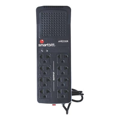 Regulador Smartbitt Sbavr2250r 1100w/2250va 8 Contactos Rj11 Negro - $544.00 en Mercado Libre | PrecioMX