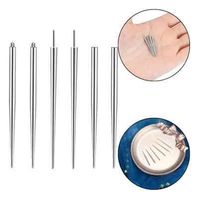 Solviora Piercing De Inserción Cónica Para Oreja Y Nariz, Herramienta Auxiliar, Compatible Con Labios Sin Rosca De 14g Y 16g, Adecuado Para Personas Con Sensibilidad A Otros Metales. Argent - $98.80 en Mercado Libre | PrecioMX