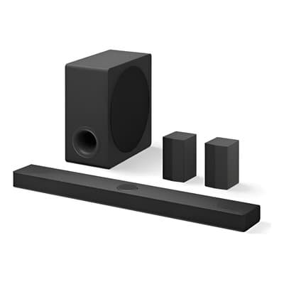 LG Soundbar S80TR | 5.1.3 canales con Dolby Atmos, WOW Orchestra y WOW Cast | Barra Gamer VRR/ALLM y Dolby Vision| Sonido envolvente premium compatible con aplicaciones streaming de música Spotify