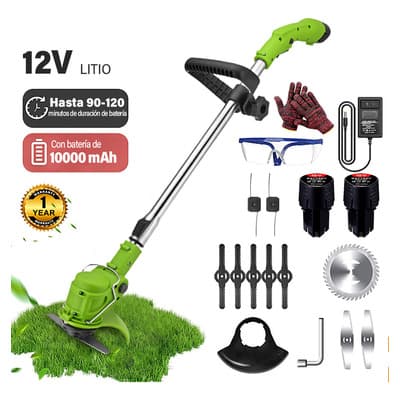 Desbrozadora de césped inalámbrica Ironhoof XSMXF001BK color verde