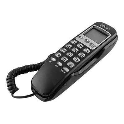 Telefono De Pared Select Sound Caller Id Reloj, Alarma Color Negro - $399.00 en Mercado Libre | PrecioMX