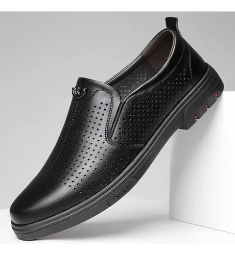 Zapatos De Cuero Informales Sin Cordones Transpirables Para - $551.19 en Mercado Libre | PrecioMX