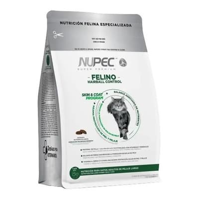 Nupec Nutrición Felina Especializada Hairball Gato Pollo/salmon/arroz 3kg Bolsa Seca - $529.00 en Mercado Libre | PrecioMX
