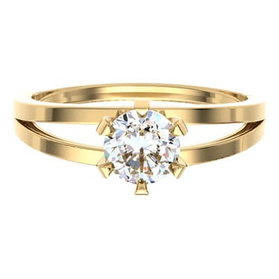 Anillo Compromiso Oro 10k Aura Prata Elizabeth Color Amarillo Talla 7 - $3,800.00 en Mercado Libre | PrecioMX