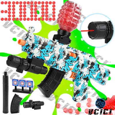 Pistolas De Hidrogel De Ak47 Rifle De Hidrogel Con Gel Balas Color Azul Acero Gel Blaster Eléctrica Hydrogel Juguete Automatica Lanzador Realista Regalo De Cumpleaños Halloween Día De Reyes Navidad - $289.84 en Mercado Libre | PrecioMX