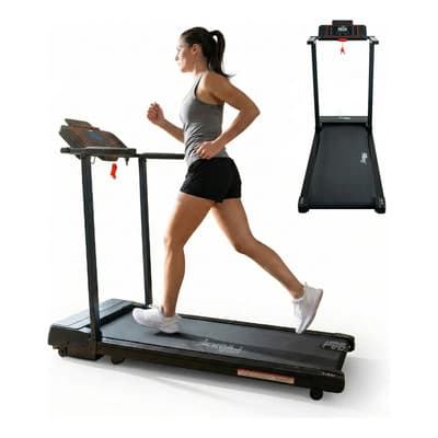 Caminadora Eléctrica 1.5hp Pantalla Led Plegable 10 Km 100kg Ejercicio