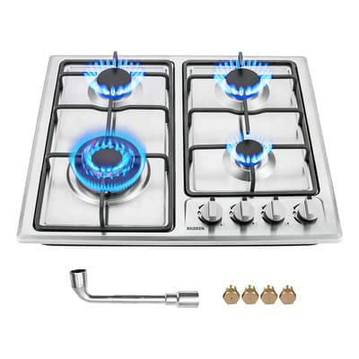 Parrilla De Gas Estufas Empotrables 4 Quemadores Xiudeen Duradero Acero Inoxidable Estufas Mesa Gas Modernas Xd4001 Plateado - $1,399.62 en Mercado Libre | PrecioMX