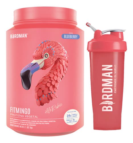 Birdman Proteína Vegetal Fitmingo 1.02kg + Shaker 600ml - $1,349.00 en Mercado Libre | PrecioMX