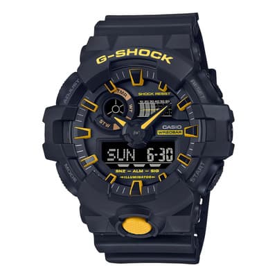 Reloj Casio G-shock Ga-700cy-1adr Caution Yellow: Correa Negra, Bisel Negro, Fondo Negro - $2,239.20 en Mercado Libre | PrecioMX