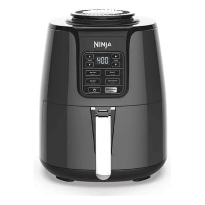Ninja Foodi Af101 Freidora De Aire 3.7 Litros 4 Qt 4 En 1 Color Negro