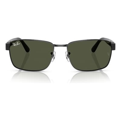 Lentes De Sol Ray-ban Rb375000231 Color Verde Lente Verde Varilla Negro Armazón Negro Diseño Lentes de Sol RB3750 Black Ray-Ban