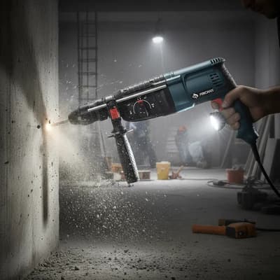 Taladro Rotomartillo Pinchan 1200W SDS Plus 3 Modos con Accesorios