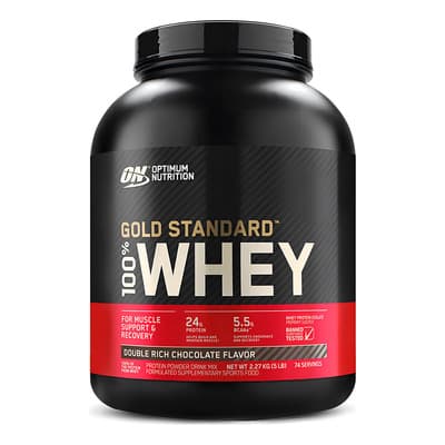Suplemento En Polvo Optimum Nutrition Proteína Gold Standard 100% Whey Proteína Sabor Double Rich Chocolate En Pote De 2.27kg - $1,729.00 en Mercado Libre | PrecioMX