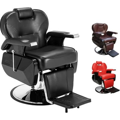 Sillón Peluquería Estética Reclinable Nanofort Mkz-sillonbarbe Color Negro Redonda - $4,979.00 en Mercado Libre | PrecioMX