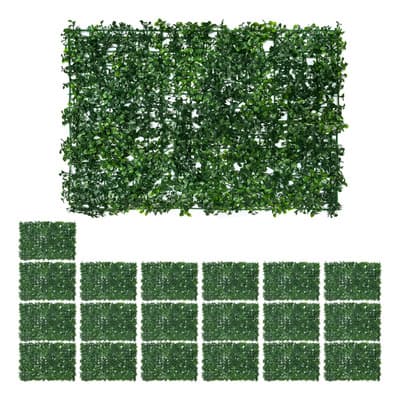 Panel Para Pared Follaje Artificial Sintético 20 Pza 60x40cm Estructura Verde Planta Verde Oscuro - $795.00 en Mercado Libre | PrecioMX