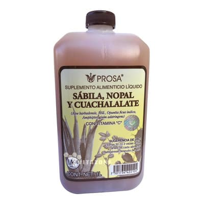 Sábila, Nopal Y Cuachalalate 1 Lt Prosa Sabor Sin Sabor - $101.00 en Mercado Libre | PrecioMX