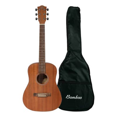 Guitarra Electroacustica Bamboo Travel Mahogany 34 Con Funda Marrón Diestro Nogal - $4,090.00 en Mercado Libre | PrecioMX