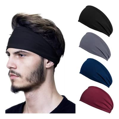Simuky® 4pcs Banditas Deportivas Cabeza Diadema Absorbe El Sudor Cinta Para Correr Antideslizante Y Transpirable Que No... Talla Única Multicolor Color Pañuelo Deportivo - $98.02 en Mercado Libre | PrecioMX