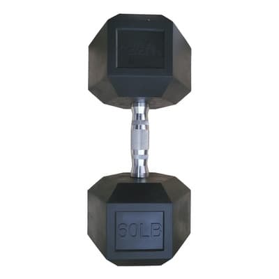 Mancuerna Hexagonal 60 Libras Gym Crossfit Cromada Color Negro Cromado - $1,999.00 en Mercado Libre | PrecioMX