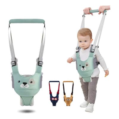 Tethram Arnés Correa Para Niños Bebés Caminar Portabebé Seguridad Ajustable Algodón Verde Asistente Para Caminar, Cinturón De Seguridad Desmontable, Pantalones De Protección De Entrepierna Animales - $236.50 en Mercado Libre | PrecioMX