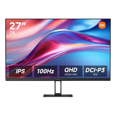 Monitor Xiaomi A27qi 27 2560x1440 100hz 100%srgb 95%dci-p3 Negro