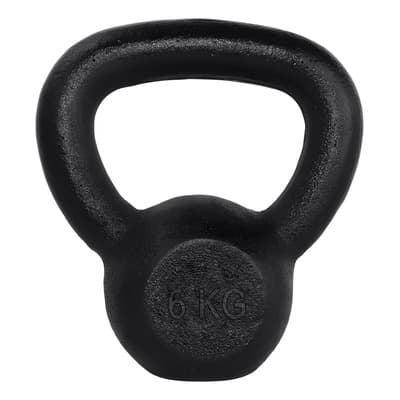 Pesa Rusa X-RUSH 6 kg Hierro Negro Ejercicio Crossfit Gym Casa
