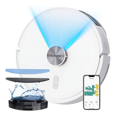 Aspirador y Trapeadora Robot Inteligente Xiaomi Lydsto R1D Edge color Blanco