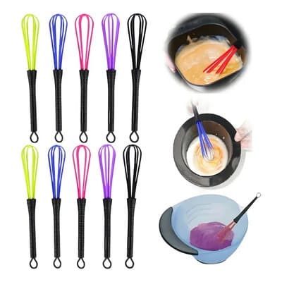 Solviora 10x Agitador De Tinte Para Peluquería, Tinte Crema, Mezclador Con Mango Antideslizante De Silicona, Ideal Para Uso Doméstico, Peluquerías, Salones De Belleza Y Más. Color Mezclado - $118.60 en Mercado Libre | PrecioMX
