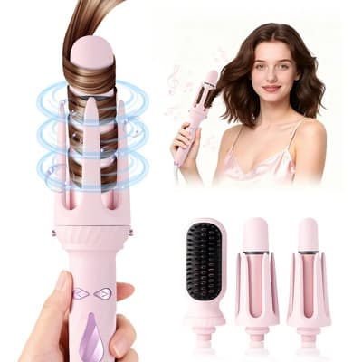 Vidabee Rizador De Cabello Automático 3 En 1, Rizadora Con Peine Alisador Y 2 Boquillas De Cerámica (25mm Y 32mm), Voltaje Dual 110v-240v, Ligero, Función Giratoria Automática Negro - $399.99 en Mercado Libre | PrecioMX