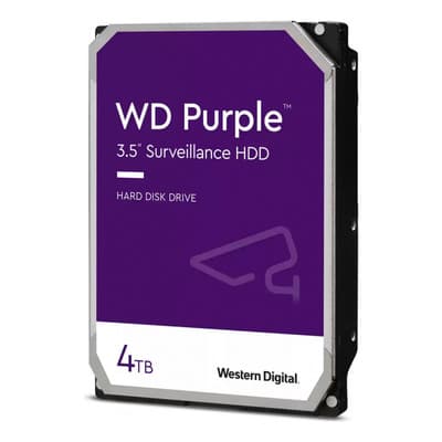 Disco duro 4tb Wd Wd43purz Purple para videovigilancia 3.5" color púrpura