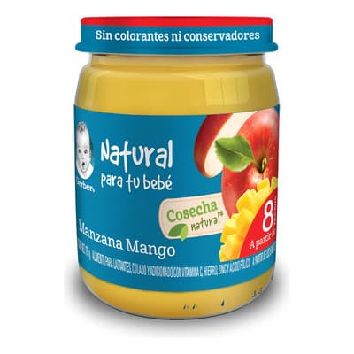 Papilla Gerber Etapa 3 Sabor Manzana Mango 170 Gr - $21.90 en Mercado Libre | PrecioMX