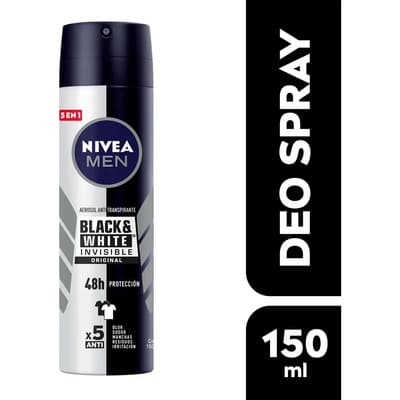 Desodorante Nivea Men Black & White Invisible Power Original Antimanchas De 150 Ml Fresca - $56.85 en Mercado Libre | PrecioMX