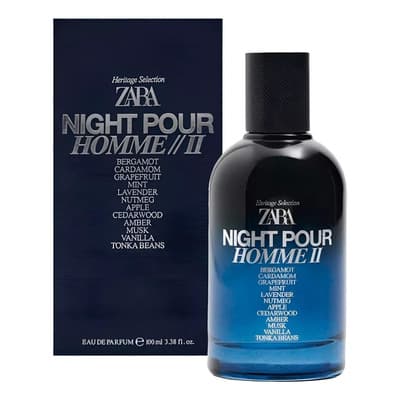 Perfume Zara Night 2 Cítrico 100ml España Cruelty Free