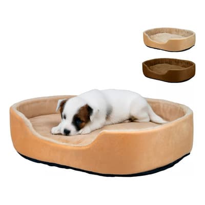 Cama Para Perro Mediana Afelpada Resistente Cómoda Suave Color Beige Diseño Rectangular - $259.00 en Mercado Libre | PrecioMX