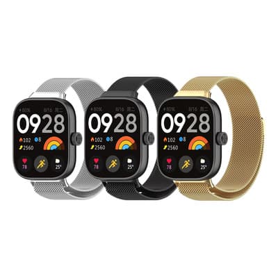 3pzs Correa Inoxidable Para Redmi Watch 4 Y Redmi Watch 5 Xiaomi Band 8pro Xiaomi Band 9 Pro Ancho De La Correa 2 Cm Color Negro Blanco Y Dorado Color Negro Blanco Color - $229.46 en Mercado Libre | PrecioMX